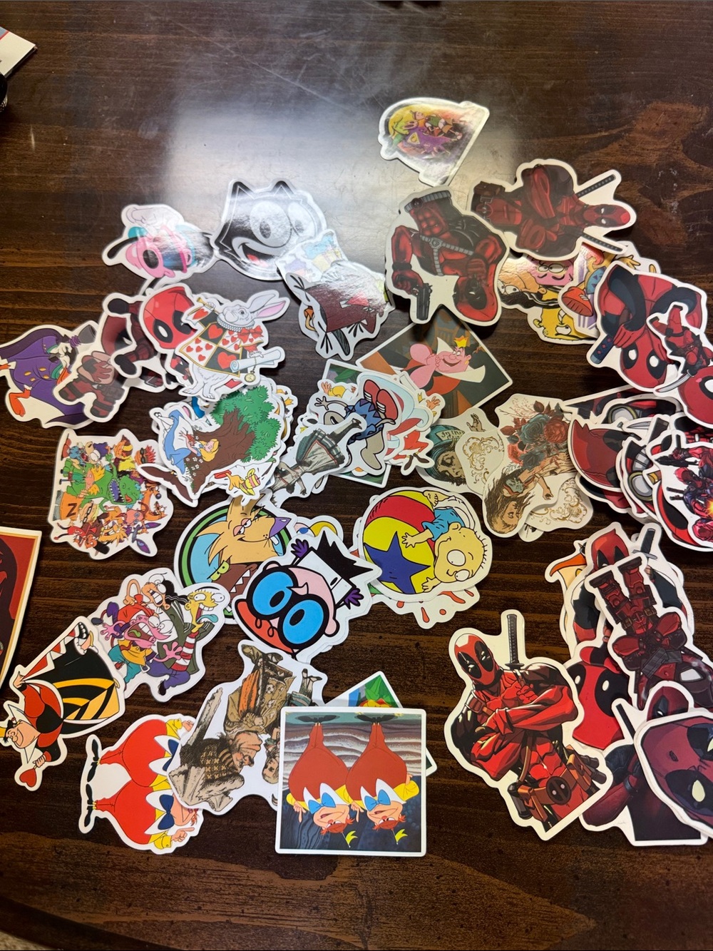 Assorted Cartoon Character Sticker Pack - Multi-Color